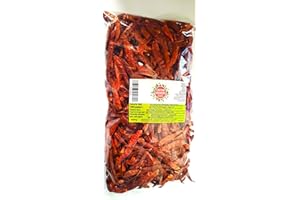 ‎CRETAN FARMERS CRETAN FARMERS - Whole hot peppers 400g - chilli - dried chillies - spicy peppers - red spicy Chili ganz - 400g - Sehr heiß