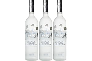 SATTIE White Birch Russian Vodka (3 x 0.7 l)