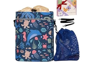 LOCAL LION Bolsa de Manillar para Niños, Cesta de Bicicleta Delantera Niña, Bolso de Manillar con Correa, Cestas de Ciclismo, Bolso de Bicicleta con Diseño Lindo