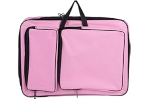 HAOZAIKEJI A3 Sac de Transport pour Planche à Dessin Étanche Sacoche à Peinture Art Portfolio Case Sac de Rangement Croquis Fichier Palette Pinceaux Enfants Artiste Portable Sac à Dos de Dessin