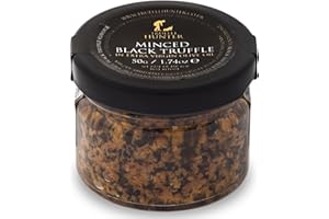TruffleHunter - Minced Black Truffle - Preserved Truffles in Extra Virgin Olive Oil - 50g