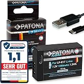 PATONA Doğrudan USB girişli Platinum LP-E17 USB pil 1000 mAh - Canon EOS RP R10 77D 200D 250D -1352750D 760D 800D ile uyumlu,