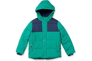 Amazon Essentials Baby und Jungen Schwere Pufferjacke mit Kapuze