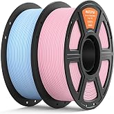 ELEGOO Matte PLA Filament 1.75 2kg Sakura Pink and Ice Blue | Dimensional Accuracy +/- 0.03mm, 3D Filament Spool, for Most 3D