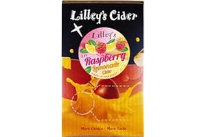 Lilley's Cider Raspberry Lemonade 5L Bag-in-Box - Refreshing Fruit Cider, 3.4% ABV, Premium Quality Cider