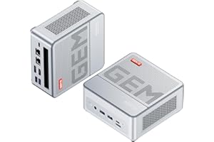AOOSTAR GEM12 Mini PC Computer, AMD R9 6900HX (8C / 16T, bis zu 4,9 GHz), Mini-GmaingPC 32 GB DDR5-RAM 1T NVMe PCIe4.0 SSD, Mini-Desktop-Computer 4K@144Hz 4-Bildschirm-Display/OCULINK / USB4 / DP1.4
