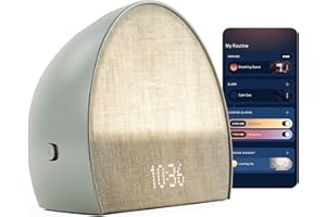 HATCH BABY Hatch Restore 2 - Reloj despertador Sunrise, máquina de sonido, luz inteligente (pizarra) ー Tu reloj inteligente de sueño, ruido blanco, rutinas de sueño personalizables para adultos, relájate