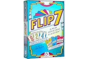 MERCURIO DISTRIBUCIONES Mercurio - Flip 7 | Juego de Cartas Estratégico y Divertido | Reta tu Suerte y Tu Astucia | para Adultos y Niños +8 Años | Ideal para Fiestas, Familia y Amigos | 20 Minutos de Diversión
