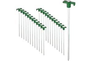 ToCi Kit de piquets de tente pour sol de camping, Lot de 24