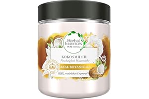 Herbal Essences Czysta: odnowić mleko kokosowe nawilżająca maska do włosów mleko kokosowe 250 ml kokosowa pielęgnacja włosów połysk pielęgnacja włosów suche włosy aloes leczenie włosów pielęgnacja
