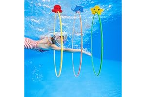 VReder Swimming Training Diving Pool Toys, Swimming Sports Diving Door Game Diving Rings for Swimming Underwater Pool Training Diving Game Training Swimming Fun Toys Gift for Kids (Style B)