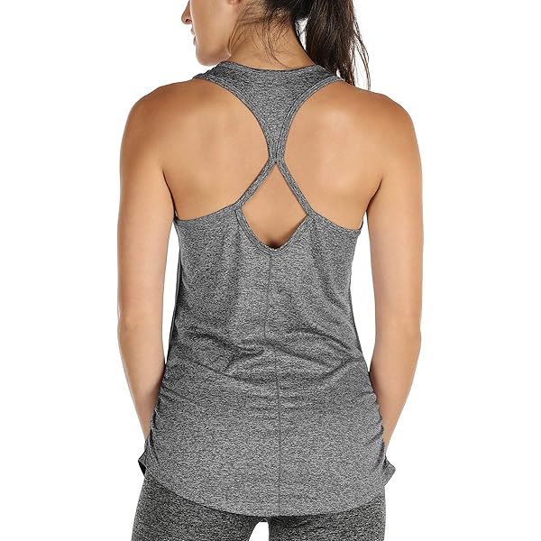 Top De Sport Femme Avec Soutien-gorge Intégré - Sans Armature, Rembourrage Amovible, Dos Croisé - Yoga, Fitness, Gym