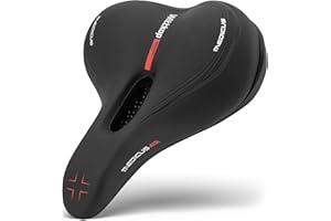 Wittkop Bike Seat [for City Bikes] - Bicycle Seat for Men & Women, Waterproof Bike Saddle with Innovative 5-Zone-Concept & Gel Pad, Bicycle Saddle