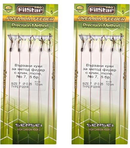 Pro Combo Combi Rig Pesca Carpa PRO FILSTAR BlowBack - Ami N2 Con Filo Fluorocarbon 11.3kg Anti Tangle Attrezzatura Carpa Fluorocarbon - 6