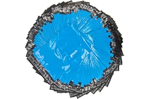 EJRANGE 100 Poly Mailers - Strong, Waterproof and Recyclable Mailing Bags for Envelopes, Parcels, Deliveries, Clothes, Postage, Packaging, Shipping Pack of 100(6.5 x 9" (165 x 230mm), Blue, 100)