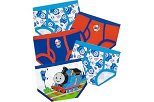 Thomas & Friends - Komplety Bawełnianych Majtek Dla Chłopców, 5 Sztuk | Majtki Dla Chłopców | Multipak Majtek Thomas I Przyjaciele