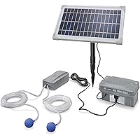 Solar Teichbelüfter Professional mit Akkuspeicher 8W Solarmodul 200 l
