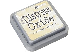 Ranger Antique Linen Distress Oxide Ink Pad, Synthetic Material, Beige, 7.5 x 7.5 x 1.9 cm