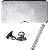 Ankanorm &Ouml;n Cam G&uuml;neşlik, Metalize Kumaş, 130x65 cm, Vantuzlu, Katlanabilir, İ&ccedil; Dış Kullanım İmkanı, Ekonomik G&uuml;neşlik