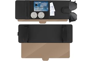 Windspeed Polarized Sun Visor Extender for Car Visor Extender Sun Blocker with Sunglasses Holder Card Storage Net Bag and Cloth bag, Protect from Glare and Harmful Light