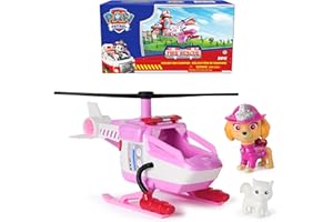 Paw Patrol Fire Rescue: Skye Rescue Fire Chopper with Action Figure, Kitty Friend & Toy Helicopter, Kids Toys for Boys & Girls Ages 3 and Up