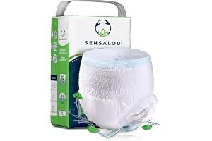 Sensalou Vuxenblöjor L – Inkontinensbyxor 22 st, Maxi | Pull-on byxblöja för män & kvinnor – höftmått 90–130 cm, andningsbar