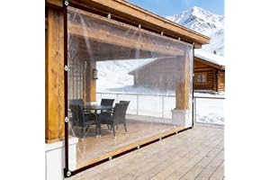 Presenning 2.4 x 2.5 m, Vattentät, Vädertålig, Frosttålig, Uv-Skydd, Universell, Mångsidig, Presenning Transparent för Utomhu