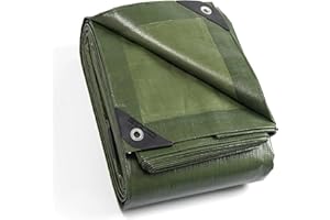 GUARD SHIELD Bâche de Protection Bâche Imperméable étanche 2x3m Vert 160g/m² Polyéthylène Bâches UV Résistant avec œillets