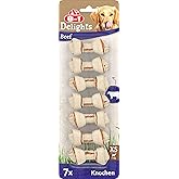 8in1 Delights Beef XS Boy Sığır Etli Kemik 7'li, 84 gr K&ouml;pek &Ouml;d&uuml;l&uuml;