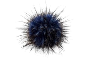 styleBREAKER pompón de Pelo Artificial para Gorros y Beanies, Piel sintética, pompón de Pelo de Invierno 04024161