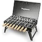 Hygiene Suitcase Charcoal Barbeque Grill Tandoor Paneer Tikka Chicken Fish Kabak Kebab Outdoor Coal Barbecue Foldable…