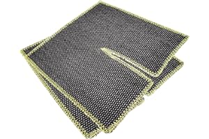 YOUNG WOLF Lot de 2 tapis de soudage pour plombier - Design enveloppant autour du tuyau pour isolation thermique - Protection ignifuge - 25 x 25 cm chacun