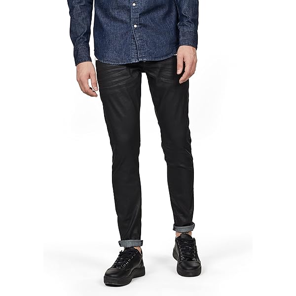G-STAR Men's Morry FWD Regular Tapered Jeans, Black (Worn in Black Obsidian D26141-d772-g756), 32W / 32L