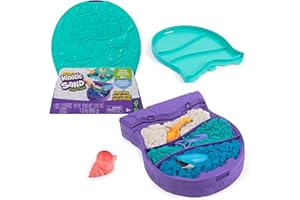 Kinetic Sand Project Planet Aguas Profundas 680 g, Herramientas Criaturas Marinas, Material Ecológico