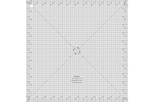 Liquidraw® Righello quadrato per trapuntatura, modello in acrilico trasparente, 16,5 x 16,5 cm / 31,8 x 31,8 cm (31,8 x 31,8 cm)