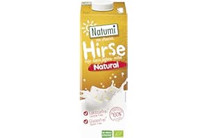‎NATUMI Natumi Organic Millet Drink Natural, 6 x 1 L - Lactose Free, Vegan, Organic, Gluten Free, Dairy Free, Dairy Free Alternative
