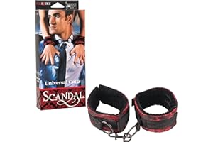 CalExotics Esposas, Color Negro/Rojo - 1 Esposas