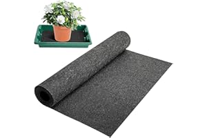 PURPLE STAR 9.2Ft x 25In Capillary Matting-3mm Thick Automatic Plant Watering Mat-Felt Self Watering Plant Retaining Matting for Greenhouses House Pot Plants Seed Trays