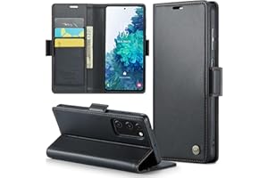 Phernykas Handyhülle für Samsung Galaxy S20FE Klapphülle, Leder Wallet mit Standfunktion und Kartenfächern Cover Samsung Galaxy S20FE 360 Grad hülle Stoßfeste Flip Case (Schwarz)