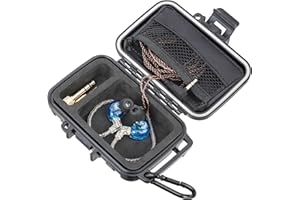 GIGCASE® in-Ear Monitor Hard Case (Small) – Compatible with KZ ZS10/ZS10 Pro/ZSN/ZST/ZEX/AS10/AS16/ZSN Pro X, YINYOO, CCZ Melody – IEM, in-Ears, Headphones, Earphones, Earbuds Storage Case