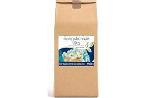 ‎CELLAVITA CELLAVITA Sangokoralle Vita - Der Basendrink (SANGO) Sango-Korallenpulver 4-Monatsvorrat 500g | Calcium & wertvolle Mineralien | Korallenkalzium
