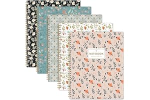 INDEME Notebook A4 - A4 Notebook Journal, Notebook with Elegant Cover, 29.6 X 23 cm, Easily Tear Off, Pack of 5