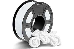 ‎TECBEARS TECBEARS Rapid Matte Filament PETG 1,75 mm biały 1 kg, wysoka prędkość 50-600 mm/s PETG Filament do drukarki 3D Dokładność wymiarowa +/- 0,02 mm, szpula 1 kg, pasuje do większości drukarek FDM