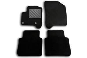 MTC AUTOMOTIVE Tapis de Sol pour Citroen C3 Picasso de 2008 à 2017, sur Mesure, Talonnette en Caoutchouc renforcé et Boutons de Fixation