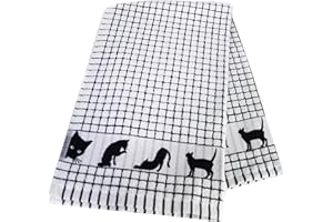 Samuel Lamont Tea Towel, Cotton, Midnight Black, One Size