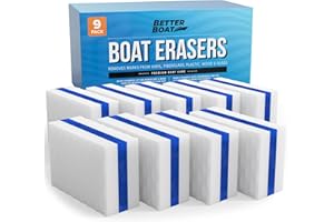 BETTER BOAT Premium Boat Scuff Erasers | Boating Accessories Gifts for Cleaning Boat Accessories or Gift for Pontoon Fishing Jon Boats Decks Vinyl Boat Cleaner Hull Cleaner Gadgets for Men and Women