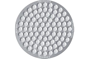 Normcore 53.3mm Puck Strainer 0.8mm Thickness Lower Shower Screen Reusable Metal Filter for Breville Sage 54mm Portafilter Basket, 316 Stainless Steel