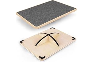 WOODURE Balance Board, Sports Balancebrett Professional Wobble Board für Erwachsene