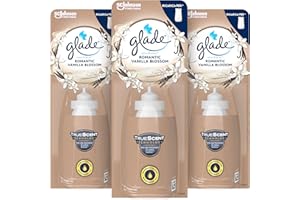 Glade Sense & Spray Profumatore per Ambienti con Oli Essenziali e Sensore di Movimento, Fragranza Vaniglia, 3 Ricariche