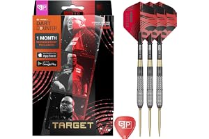 Target Darts Stephen Bunting G5 Void stålspets schweiziska punktpilar, 18G/22G/23G/25G